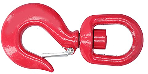 3 T Kranhaken Amerikanischer Lineare bewegliche Teile linearer Bewegung Typ 360 ° Drehbares Hebezubehör für Fabrikheben, Anhänger, Gebäude