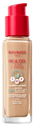 Bourjois - Healthy Mix Clean Foundation, Foundation, Shade 053, Light Beige 30ml