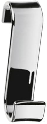 Kiamami Valentina - Gancio per termoarredo in resina termoplastica cromata Merlino