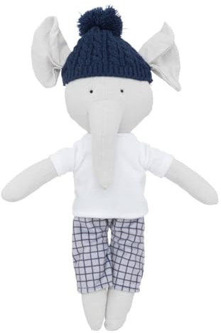 Atmosphera - Plüsch Elephant H.32 cm - Mehrfarbig