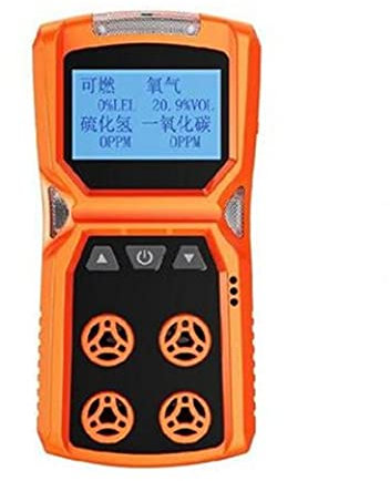 Detector de gas, detector de fugas de gas, Monóxido de oxígeno con combustible venenoso Monóxido de carbono de hidrógeno Sulfuro de hidrógeno AMONIA Concentración probador Detector instrumento para el