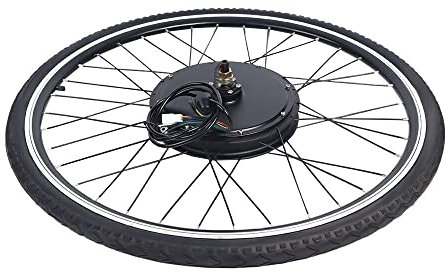 Elektromotor Umbausatz 36V 500W Vorderrad Kit mit LCD - Motor, Rad, Speichen, Controller, Pas, Gas, Bremsgriff, Fahrradumbau Set