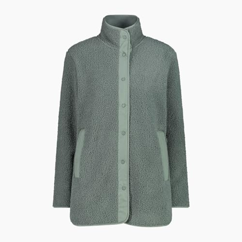 CMP - Veste longue pour femme en polaire teddy Highloft, Mineral 44