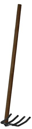 ZICOM Krippenzubehör Mistgabel 15cm Holz – Detaillierte Miniatur-Mistgabel für Krippenlandschaften