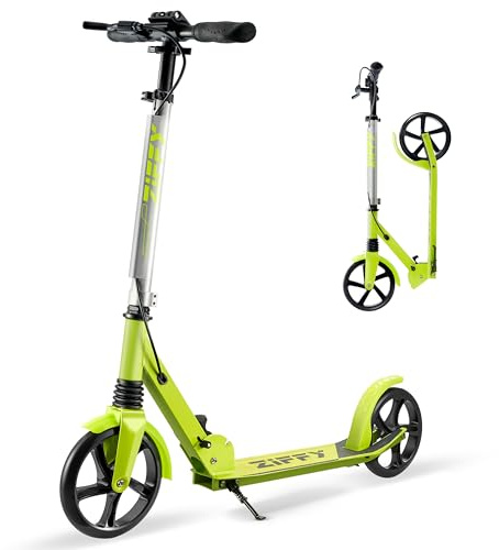 ZIFFY-Sparkcykel för barn i åldrarna 6-12, justerbar höjd, vikbar, säker och smidig åktur, perfekt för pojkar och flickor utomhus kul