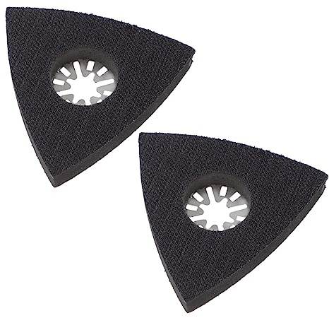 KICHOUSE Disco Abrasivo Triangolare Accessorio Per Levigatrice Elettrica Dischi Abrasivi Per Levigatrice Dischi Neri Adatto Per Aree Ristrette e Angoli Stretti