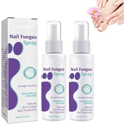 2 spray per la riparazione di funghi delle unghie, trattamento per funghi delle unghie dei piedi, trattamento extra forte, trattamento funghi per unghie dei piedi (2 pezzi)