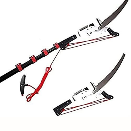JXYQ Telescopic Pole Saw Extendable Tree Pruner, Gardening Tool Tree Pole Pruner Lopper for Pruning and Trimming Branches and Leaves 6m/20ft