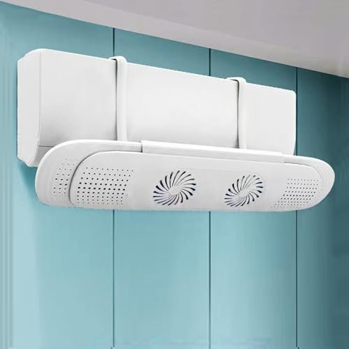 LLZJDDPLY Deflector Aire Acondicionado Split Ajustable a 180°, Deflector de Aire Acondicionado, Universales