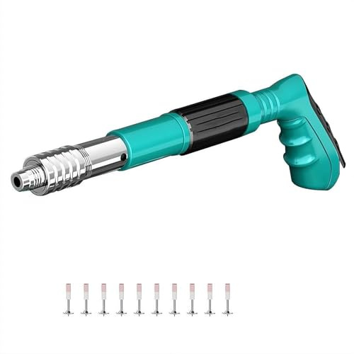 Concrete Nail Gun Kit with Steel Nails,Adjustable Mini Manual Steel Nail Tool,Wall Fastening Rivet Tool Wall Nail Shooting Machine for Fastening Walls, Ceilings, and Wood Working Projects