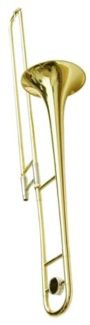 Anfängerposaune Alt B Blasinstrument Lack Gold Standardinstrument Posaune(Gold,2)