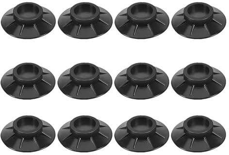 Washing Machine Base Anti Vibration Feet Pads Rubber Mat Slipstop Silent Dampers Stand Universal Washing Machine Refrigerator Furniture Foot Pad(Black 12pcs)