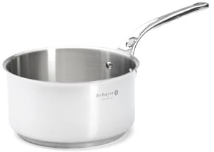 DeBuyer Milady 3410.20 Kasserolle, Silber | Leistungsstarker und widerstandsfähiger Edelstahl 18/10, Sandwichboden, alle Herde + Backofen, polierte Oberfläche