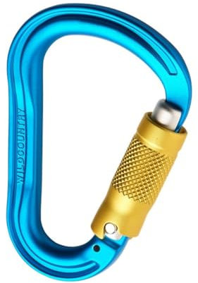 Wild Country Xenon HMS Trilock Blau - Leichter robuster Karabiner, Größe One Size - Farbe Blue - Yellow