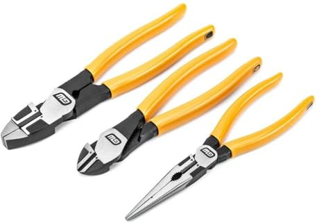 GEARWRENCH 3 Piece Dipped Electrician Plier Set - 82202-06