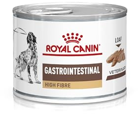 Royal Canin Veterinary Gastrointestinal High Fibre Mousse | 12 x 200 g | komplett diet för vuxna hundar | För att stödja hälsosam matsmältning | Med kostfibrer