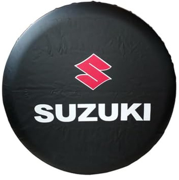 AMENAS Copriruota di scorta, per Suzuki Grand Vitara 4-Door 2007-2017 Copriruota Antipolvere Impermeabile Protezione Copriruota con Coulisse,15in