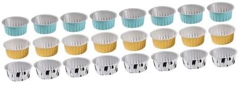 Mikinona 30pezzi Coppette Da Forno Usa e Getta Per Cupcake e Dessert Per Feste e Eventi Resistente e Leggero e Utilizzare