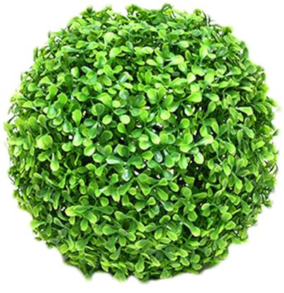 Furtryvl Buchsbaumkugel, Künstliche Grüne Pflanzenkugel, künstliche Pflanze Buchsbaum Kugel, Buchsbaum Kugel UV-beständig, Künstliches Blatt, Formschnitt-Kugel, Realistische Gefälschte Pflanze