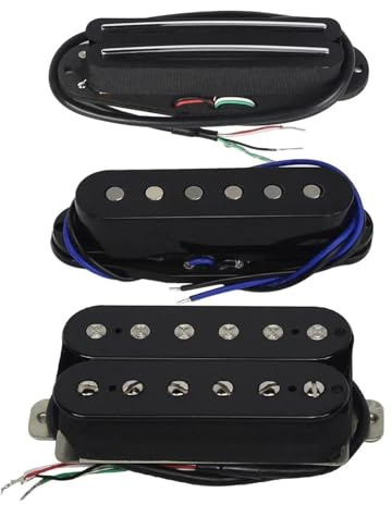 3PCS Alnico 5 SSH E-Gitarre Pickup Set Hot Dual Rails & Single Coil & Humbucker Pickups
