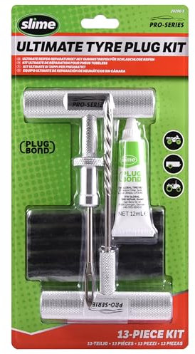 Slime 20290-5 Tire Plug Kit, Ultimate Reamer Plugger Set