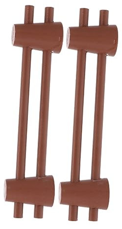 TOYANDONA 2piezas Juguetes De Valla para Animales Madera Adorno De Valla De Jardín Miniatura Decoración De Minigranja para Barandilla Infantil