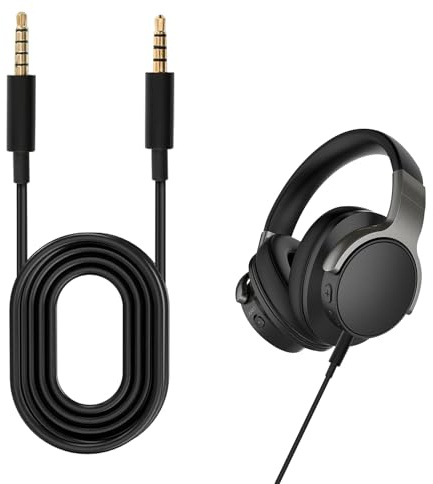 KopfhöRerkabel Kompatibel mit Logitech Astro A10/A20/A30/A40 Headsets Beats Cable 3,5 Mm Auf 3,5 Mm Verhedderungsfrei WiderstandsfäHig Gegen Verschleiß Und Abnutzung 3.5mm KopfhöRerkabel 2 m