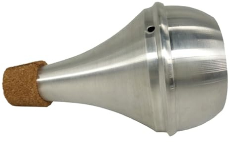 EPIGEIST Trompeten Dämpfer mit Weichem Kork aus Aluminiumlegierung Einfache Installation für Leichten Muteffekt für Übung zu Hause und Gemeinschaftliche Räume