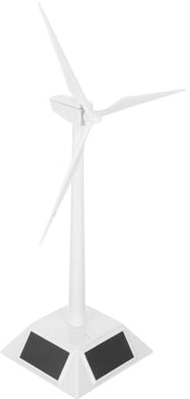 Milisten Solarbetriebene Windmühlen-Modelle Aus Kunststoff Miniatur-windrad-Spielzeug Tischdekorationsmodell Heim Und Gartendekoration Zusammenbaubarer Solar-windmühlen-Spielzeug