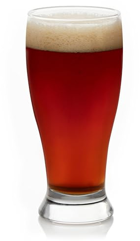 Libbey Classic Pub Beer Glasses Party Pack, Stackable, Modern Bar Glassware Set of 12, Large All Purpose Pint Beer Glasses for Stouts, Ales and More