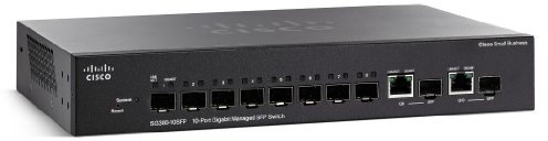 Cisco SG300-10SFP-K9-EU Gigabit Ethernet (8 10/100/1000 ports (SFP), 2 Combo mini-GBIC ports)