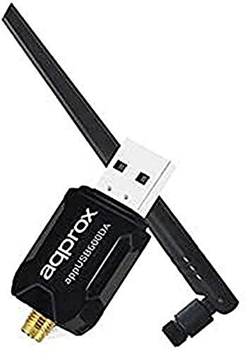 Approx NADAIN0218 Adaptador WiFi AC600N, Nano con Antena