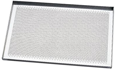 Siccardi Teglia Professionale in Alluminio microforata Cm 60 x 40 h 2