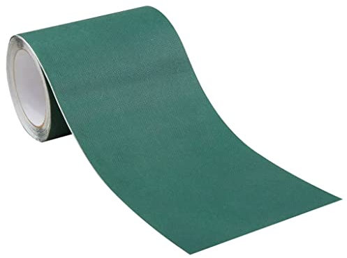 vidaXL Bande de Gazon Artificiel Autoadhésives Bandes de Gazon Synthétique Extérieur Jardin Terrasse Patio Arrière-Cour 0,15x20 m Vert