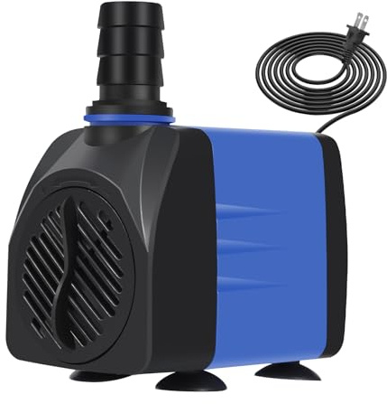 AQUANEAT Small Fountain Pump, 480 GPH Submersible Water Pump for Aquarium Fish Tank, Outdoor Water Fountain, Hydroponics, Pond Filter Pump