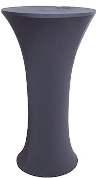 WWYL Stretch Stehtisch Hussen, Stretch Stehtisch Husse für Bistrotisch, Stretch-Husse Hussen für Stehtische und Bistrotische (Grau,60 x 110 cm)