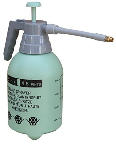 Anulely Pulverizador a presión, 2 l, pulverizador de agua para plantas, pulverizador manual con barra de extensión, 2 l bajo presión, pulverizador de presión de limpieza, pulverizador de jardín para
