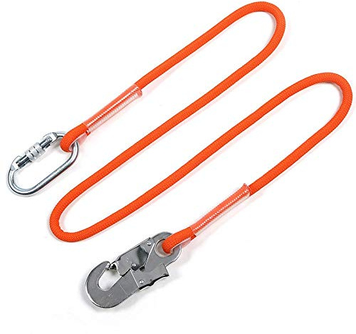 SwaYve Working at Height Safety Harness, Fall Protection Safety Belt Climbing Full Body Roof Safety Kit/Orange B/5M