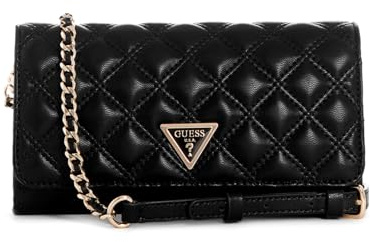 GUESS Giully Mini Xbody Flap Organizer Black