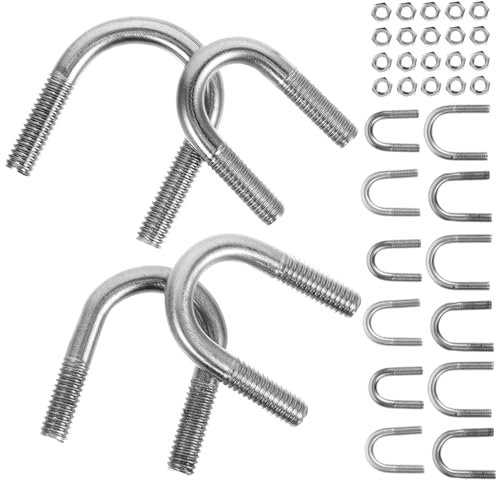KICHOUSE 1satz U-bolt Sortiment U-förmige Schrauben Mit Schraubenmuttern Für Verschiedene Anwendungen Für Boote Und Industrielle Nutzung