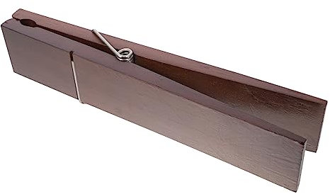MUSISALY 1pezzi Molletta Grande Per Asciugamani Da Parete in Legno Naturale Clip Decorativa Da Bagno Facile Da Installare Morsetto Robusto e Liscio Per Tessuti Appendi Asciugamani Elegante