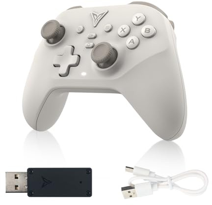 Yahboom PC Controller - Wireless Bluetooth Controller with Hall Joysticks/Hall Triggers - No Stick Drift, No Dead Zone - Work for NVIDI-A/Raspberry Pi/Windows/Steam/Switch
