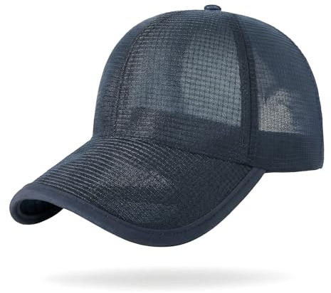 LISHIHE Basecap Herren Sommer Mesh,Baseball Cap Herren Netzstoff Atmungsaktiv,Herren-Baseballkappe Leicht für Sport Outdoor-Aktivitäten,Golf,Tennis