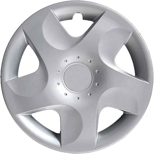 Kit de 4 enjoliveurs avec bordures pour jantes 14 pour Renault Twingo à partir de 2007