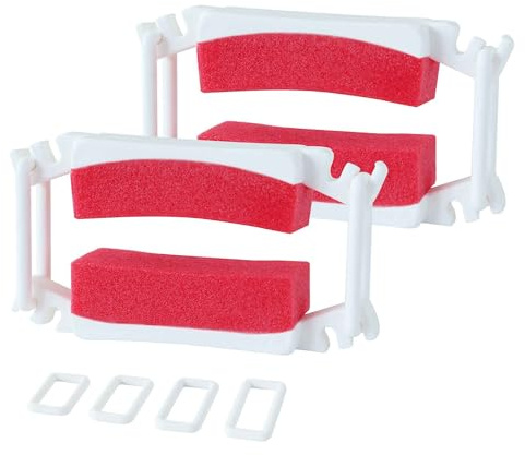 Bivea Stop-Uri – Pinza Peneana Anti-Fugas – Espuma Confort Efecto Memoria – Ajustable con 24 Varillas – Fabricado en Francia – Pack de 2