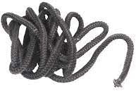 SIGILL, Fibrocer Tonda, Guarnizione in Chiusura in Fibra di Vetro per Sportelli di Stufe e Forni, Ottima Flessibilità, Color Grigio-acciaio, Made in Italy, Rotolo da 2,5m ø 12mm