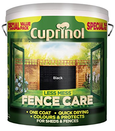 Cuprinol LMFCBL6L 6 Litre Less Mess Fence Care – Black by Cuprinol