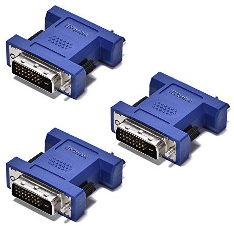 EVanlak HDMI Dvi Vga Dummy Plug Headless Ghost Display Emulator Premium Aluminum PC（Fit Headless-3840x2160@60H New 3RD）