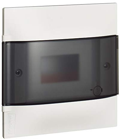 Bticino E315PS6 linea habita centralino con scatola 6 moduli bianco e fume da incasso