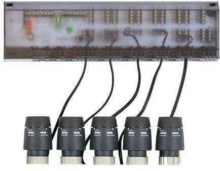 Logikklemmleiste 230 V 10-fach Heizen/Kühlen strawatherm 230V+Vorver.10 Hkr